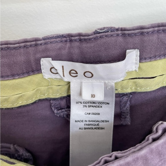Cleo Straight leg Purple pants size 10 - Picture 5 of 7